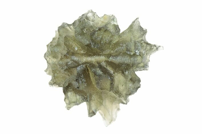 Green Moldavite Tektite ( g) - Besednice, Czech Republic #376277